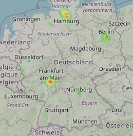 Heatmap (Anrufverteilung)