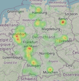 Heatmap (Anrufverteilung)