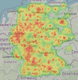 Heatmap (Anrufverteilung)